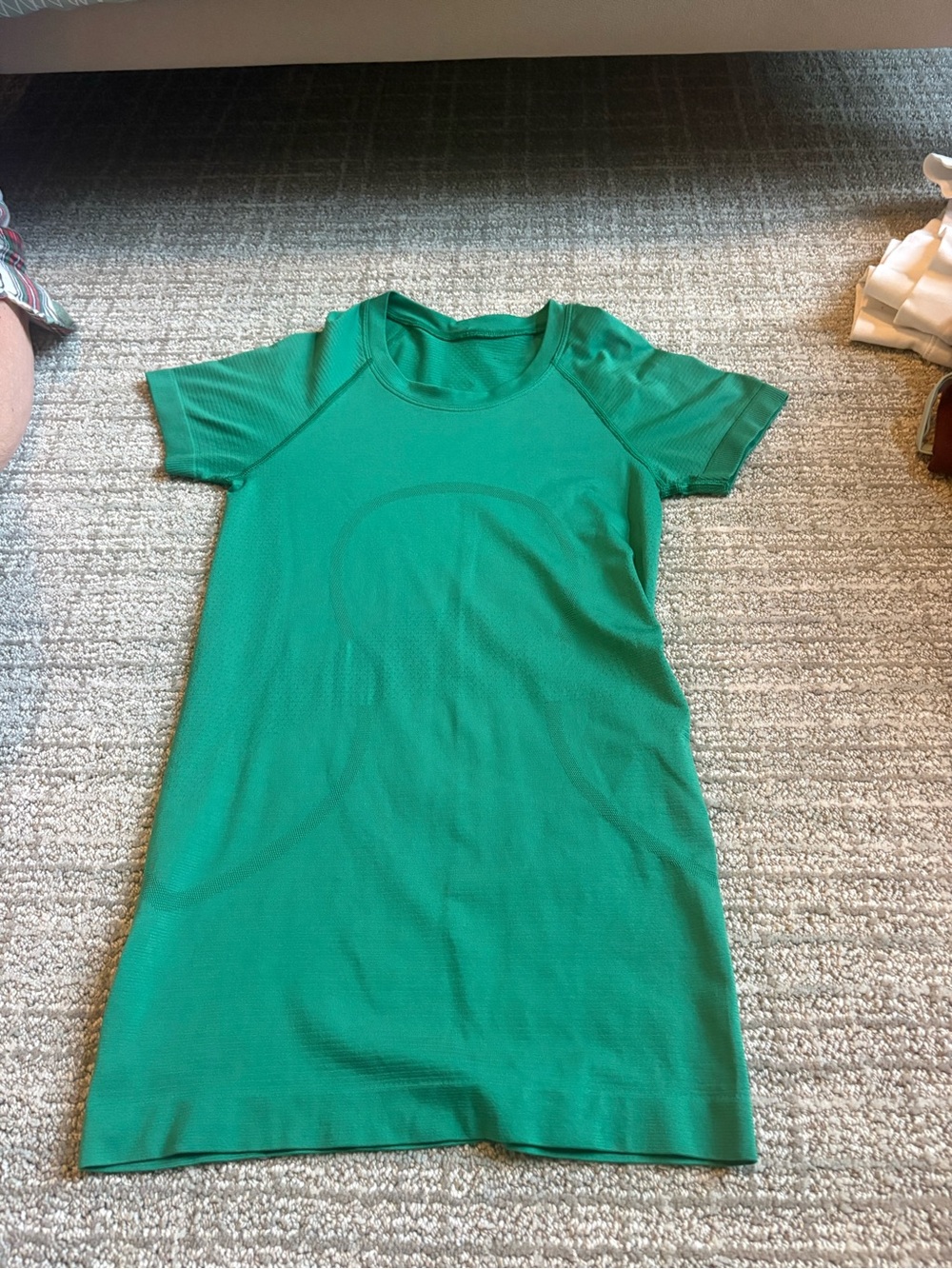 lululemon athletica Short Sleeve Tee Dress in Bright Green